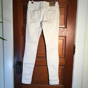 True Religion White Skinny Jean